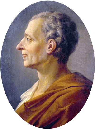 Ritratto di Charles de Montesquieu da French School