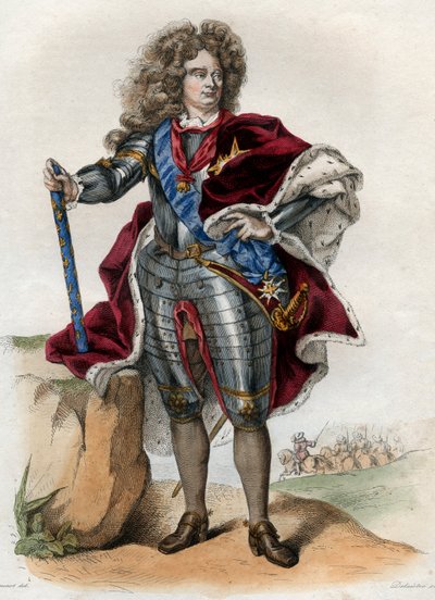 Ritratto di Claude Louis Hector de Villars, Maresciallo di Francia, Principe di Martigues, Marchese poi Duca di Villars, Visconte di Melun da French School