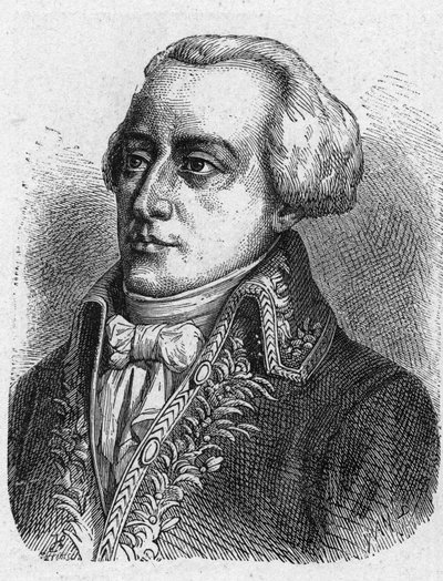 Ritratto di Claude Louis Petiet (1749-1806), Commissario di Guerra. Incisione del 1889. Collezione privata da French School