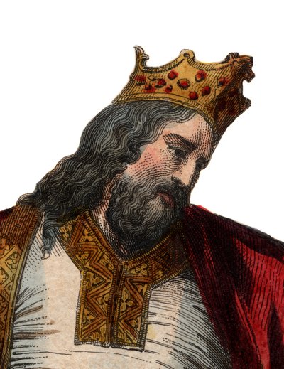 Ritratto di Clodoveo I, Re dei Franchi da French School