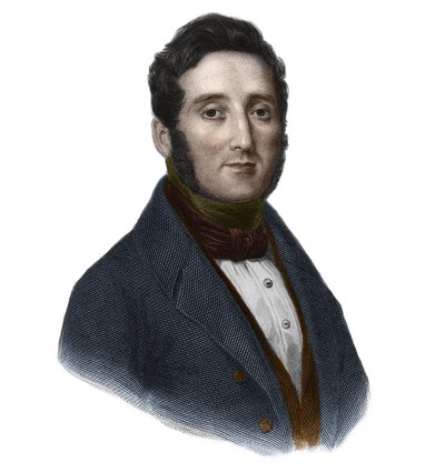 Ritratto del conte Hippolyte Francois Jaubert (1798-1874), politico e botanico francese. in 