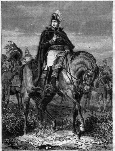 Ritratto di Edouard Adolphe Casimir Joseph Mortier, Duca di Treviso (1768-1835), Maresciallo di Francia - in "Histoire de l