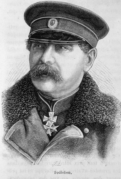 Ritratto di Edouard Ivanovich Totleben (o Todleben) da French School