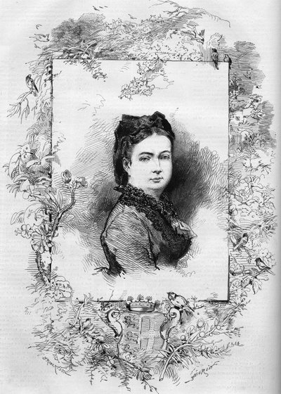Ritratto di Elisabeth di Mac Mahon (nata Elisabeth de La Croix de Castries) da French School