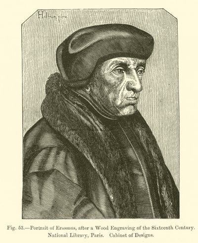 Ritratto di Erasmo da French School