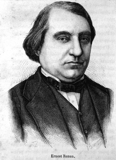 Ritratto di Ernest Renan (1823 - 1892) - in "L