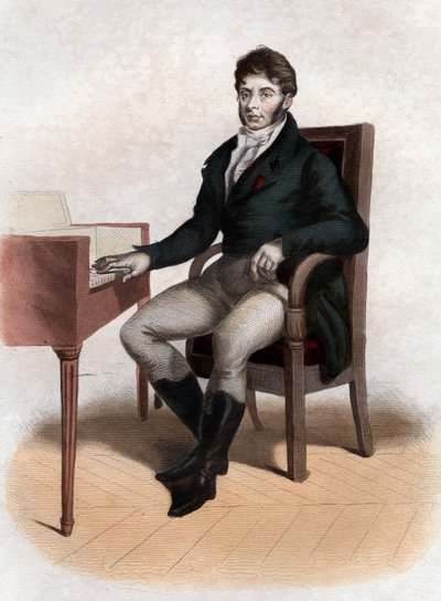 Ritratto di Étienne Nicolas Méhul (1763-1817), compositore francese da French School
