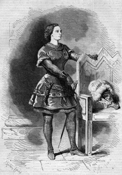 Ritratto di Felicita Vestvali (1824-1880), cantante polacca, nel ruolo di Romeo nel primo atto di 