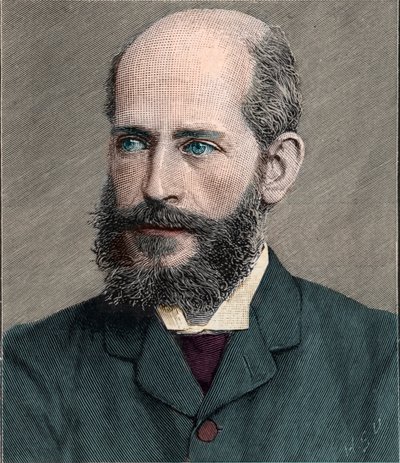 Ritratto di Ferdinand James Anselm Freiherr von Rothschild (1839-1898) da French School