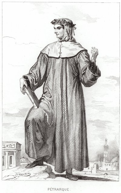 Ritratto di Francesco Petrarca da French School
