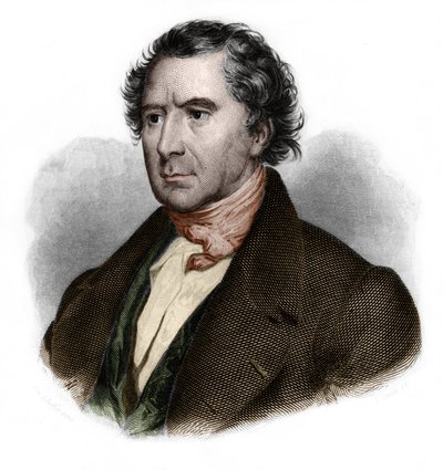Ritratto di François Arago (1786-1853), matematico, fisico, astronomo e politico francese. in "LIBRE DES SPORERS" di Louis de Cormenin Timon. 1842. Collezione privata da French School
