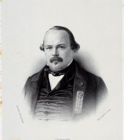 Ritratto di Francois Auguste Perrinon (1812-1861), deputato della Martinica da French School