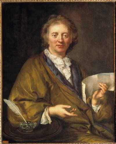 Ritratto di Francois Couperin (1668-1733), detto Couperin il Grande, compositore e organista francese da French School