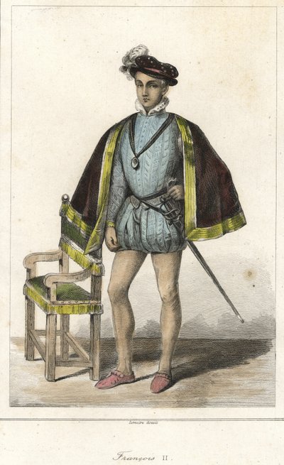 Ritratto di Francesco II (1544 - 1560), Re di Francia da French School
