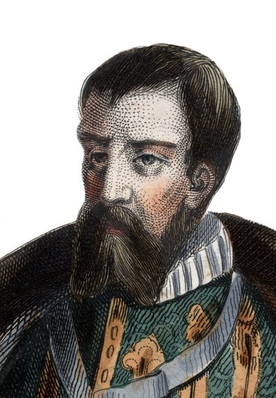 Ritratto di Francesco I di Lorena (1519-1563), Duca di Guisa, Duca di Aumale, soldato e politico francese da French School