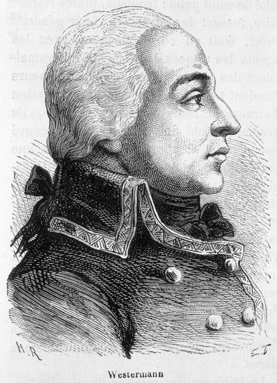Ritratto di François Joseph Westermann, generale francese (1751-1794) - in "L