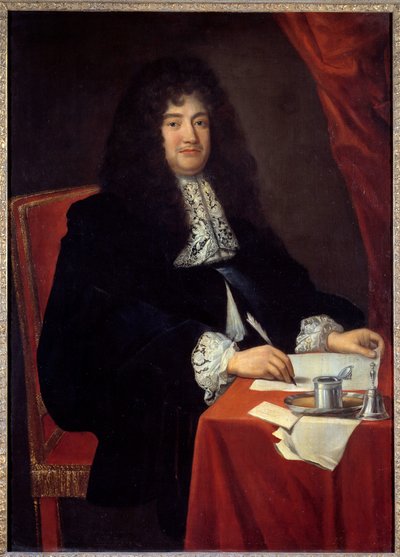 Ritratto di François Michel Le Tellier, Marchese di Louvois (1639 - 1691), politico francese da French School