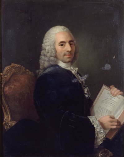 Ritratto di Francois Quesnay, medico di Luigi XV e fisiocrate, dopo il 1743 da French School