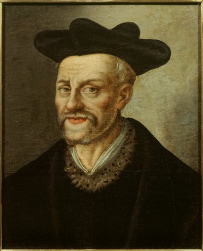Ritratto di Francois Rabelais (1494-1553), scrittore e medico francese da French School