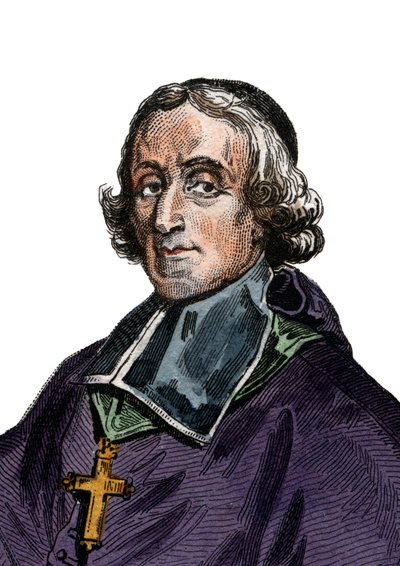 Ritratto di Francois de Pons de Salignac de La Mothe Fenelon, arcivescovo, teologo, poeta e scrittore francese da French School