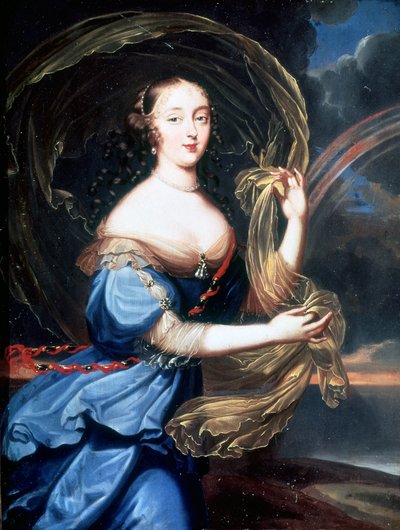 Ritratto di Francoise Athenais (Francoise-Athenais) di Rochechouart Mortemart, Marchesa di Montespan (o Madame de Montespan) (1640-1707). da French School