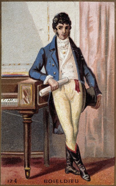 Ritratto di François Adrien Boieldieu (1775-1834), compositore francese da French School