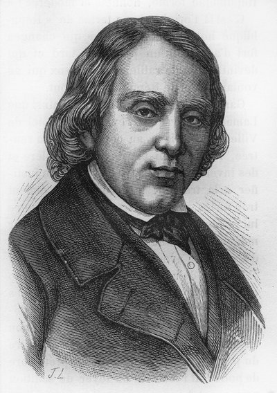 Ritratto di François Vincent Raspail (1794-1878), biologo, chimico e politico francese da French School
