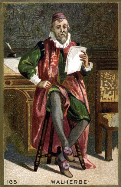 Ritratto di François de Malherbe (1555-1628). Cromolitografia del XIX secolo da French School