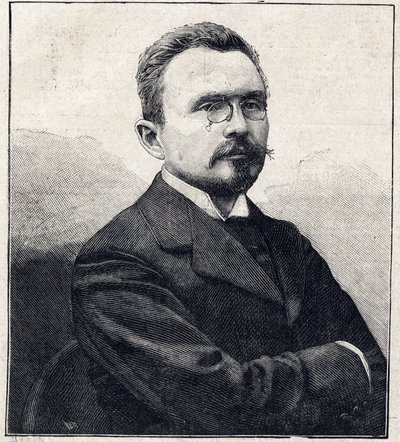 Ritratto di Gabriel Albert Auguste Hanotaux diplomatico, storico e politico francese (1853-1944) da French School