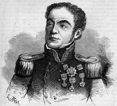 Ritratto del generale Antonio Lopez de Santa Anna da French School