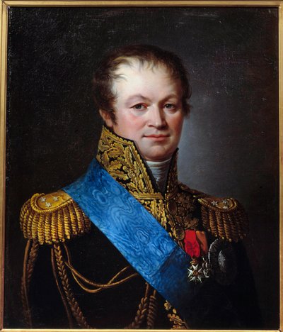Ritratto del generale Henri François Marie Charpentier (1769-1831) con i tre ordini imperiali. Parigi, museo della legione da French School