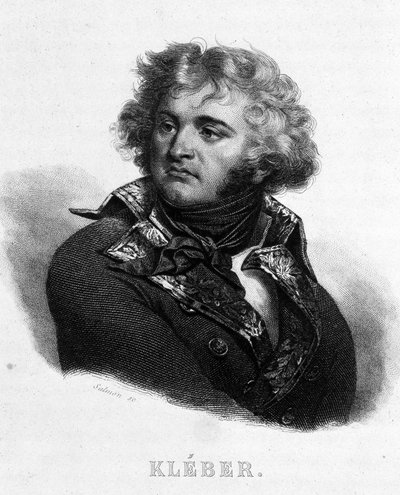 Ritratto del Generale Jean Baptiste Kléber - in "Rivoluzione francese" di Thiers, XIX secolo da French School