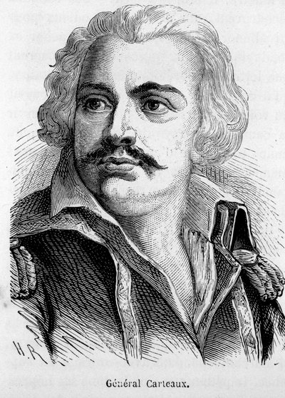 Ritratto del generale Jean Francois Carteaux (1751-1813) - in "La Storia di Francia" di Henri Martin da French School