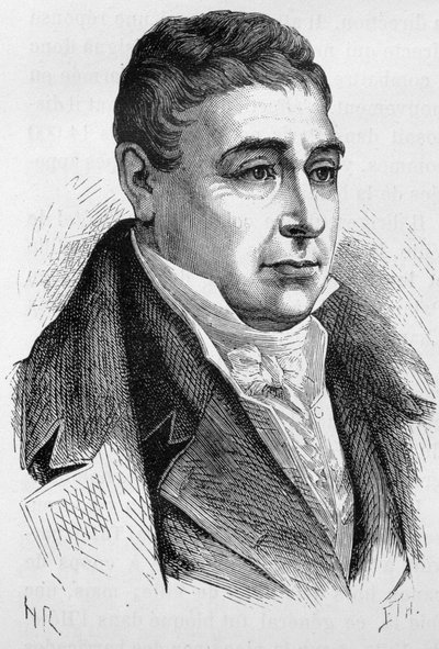 Ritratto del Generale La Fayette (Lafayette) (1757 - 1834) - in "L