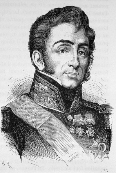 Ritratto del Generale Lamarque (1770 - 1832) - in “L