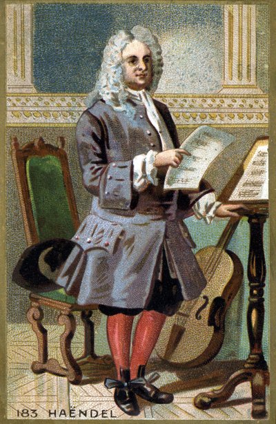 Ritratto di George Frederick Handel da French School