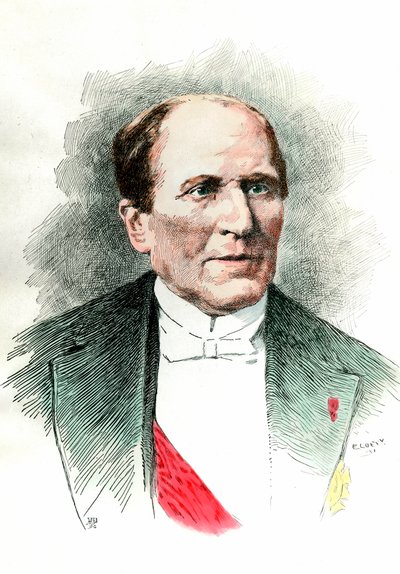 Ritratto di Georges Eugene Haussmann detto Barone Haussmann da French School