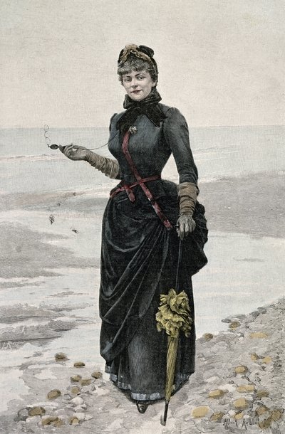 Ritratto di Gyp (Sibylle Gabrielle Marie Antoinette Riquetti de Mirabeau, Contessa di Martel de Janville) (1849-1932), scrittrice francese da French School