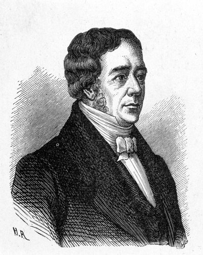 Ritratto di Hans Christian Ørsted da French School