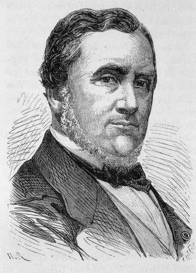 Ritratto di Henri Dupuy de Lôme, ingegnere della marina francese (1777 - 1885), costruttore della prima corazzata francese 