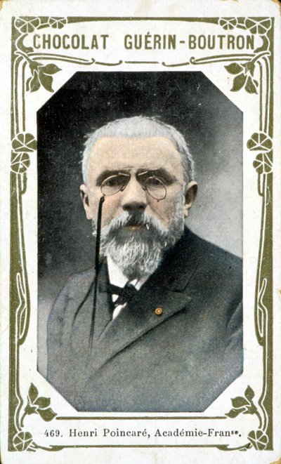 Ritratto di Henri Poincaré da French School