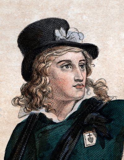 Ritratto di Henri du Vergier, conte di La Rochejaquelein (1772-1794), generale dell