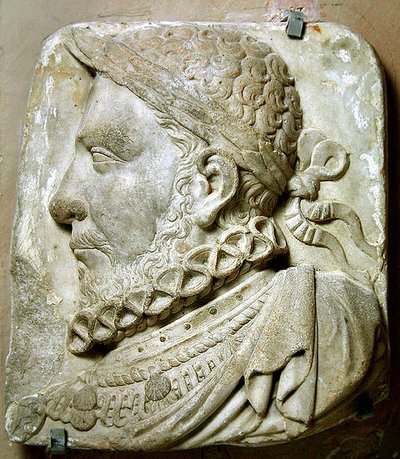 Ritratto di Enrico II di Francia (marmo) da French School