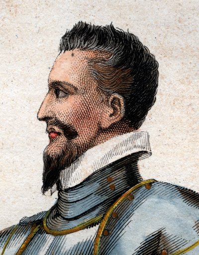 Ritratto di Enrico I, Duca di Guisa (1550-1588) detto lo sfregiato da French School