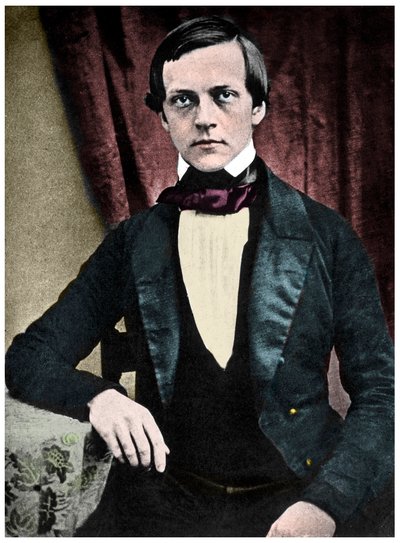 Ritratto di Hermann von Helmholtz (1821-1894) da French School