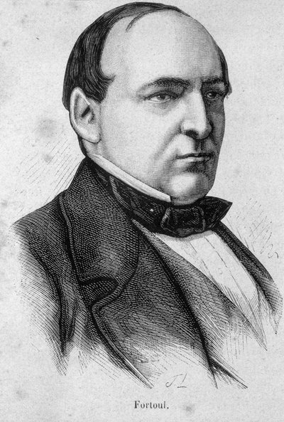 Ritratto di Hippolyte Fortoul, scrittore e ministro francese (1811-1856) - in “L