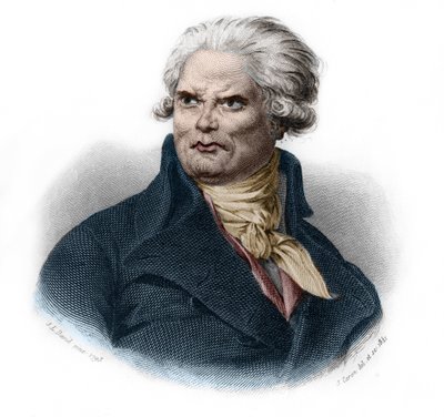 Ritratto di Honore Gabriel Riqueti, Conte di Mirabeau (1749-1791), politico e rivoluzionario francese. In 