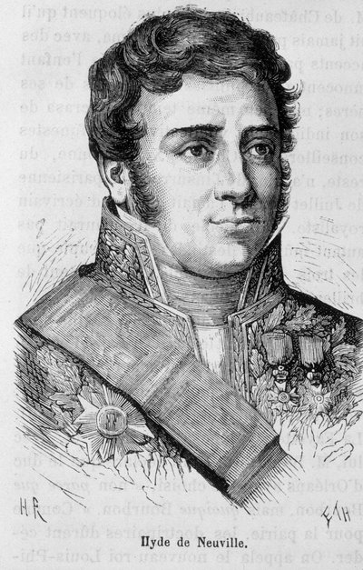 Ritratto di Ilyde de Neuville - in "L
