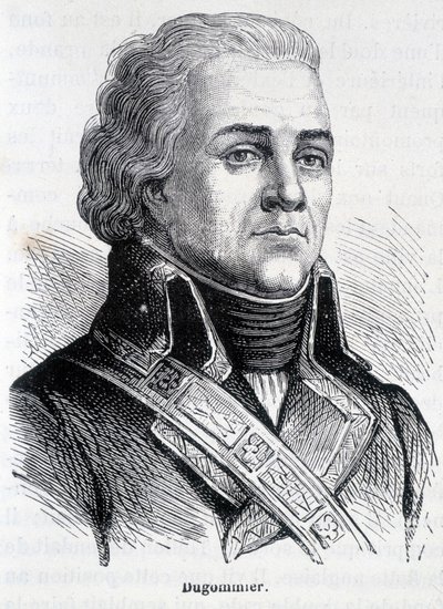 Ritratto di Jacques François Coquille detto Dugommier, generale francese (1738 -1794) - in "L