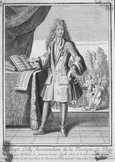 Ritratto di Jean-Baptiste Lully da French School